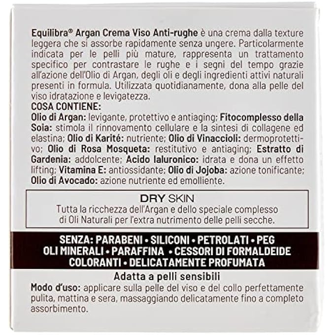 equilibra FACE ANTI-WRINKLE 50 ML ARGAN. - FACIAL CARE - Image 4